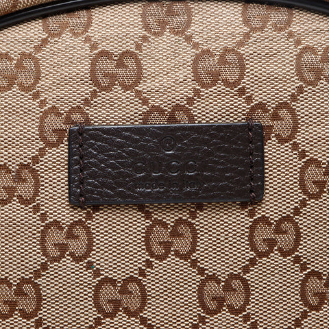 Gucci GG帆布背包/落日米色WS12738