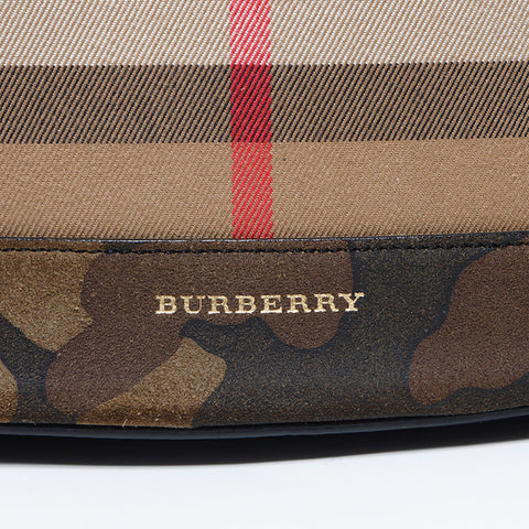 バーバリー BURBERRY ノバチェック カモ 迷彩 コットン トートバッグ ベージュ WS12752