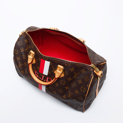 LOUIS VUITTON Speedy 35 Monogram 2way 2015 Boston bag Brown WS12760