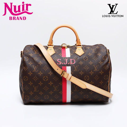 LOUIS VUITTON Speedy 35 Monogram 2way 2015 Boston bag Brown WS12760