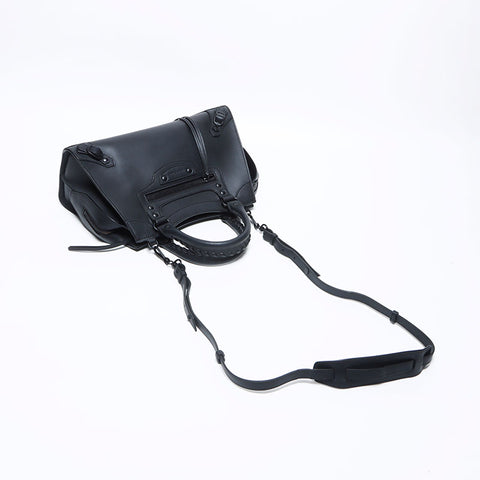 BALENCIAGA Neo Classic City Mat 2way Shoulder Bag black WS12763