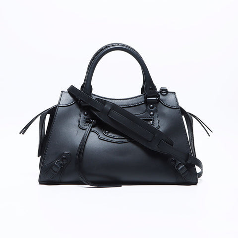 BALENCIAGA Neo Classic City Mat 2way Shoulder Bag black WS12763