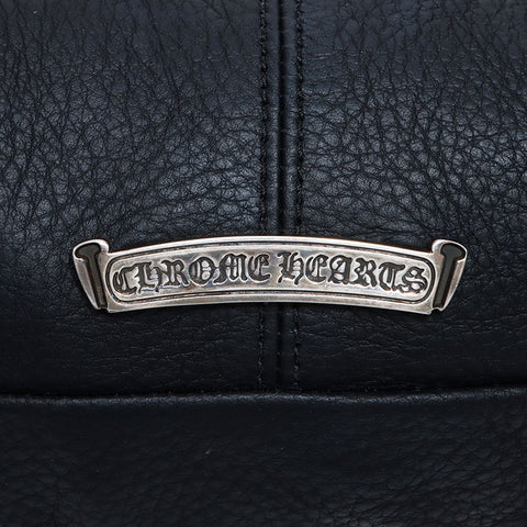 CHROME HEARTS Snat Pack Leather Waist bag black WS12766