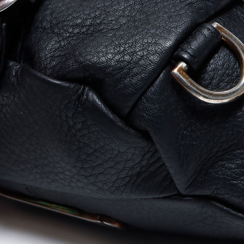 CHROME HEARTS Snat Pack Leather Waist bag black WS12766