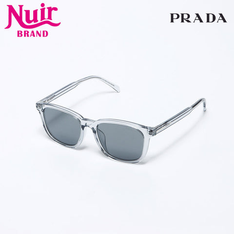 プラダ PRADA クリアフレーム サングラス グレー WS12767 – NUIR