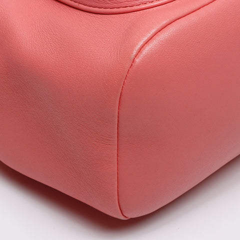 CHANEL Matelasse Lambskin Mini Chain Backpack Â· Daypack pink WS12771