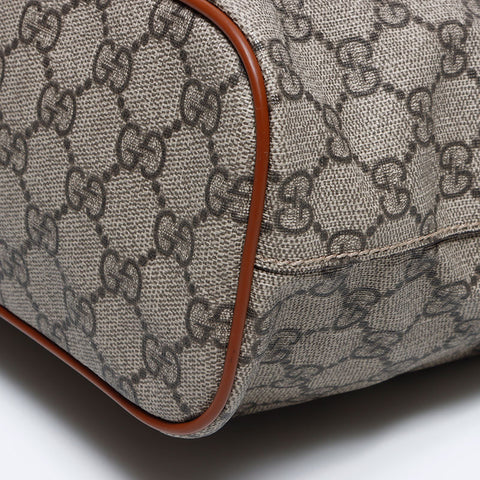 GUCCI GG Supreme 2way Handbag beige WS12773