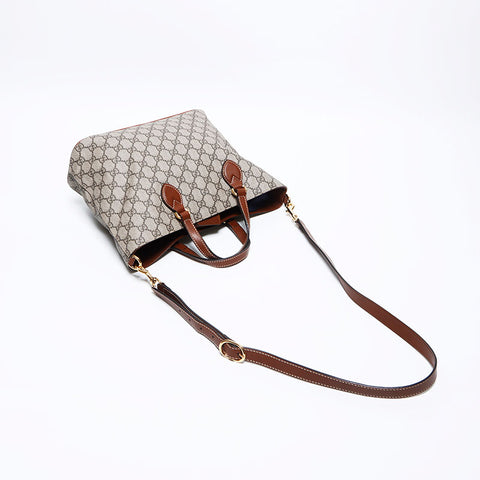 GUCCI GG Supreme 2way Handbag beige WS12773