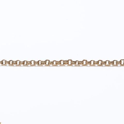 Christian Dior Rhinestone Necklace gold WS12778