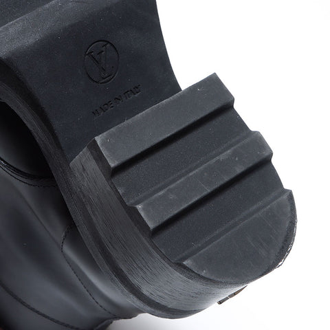 LOUIS VUITTON Ankle boots 21AW Leather Monogram Size:36 9.1" boots leather black WS12779