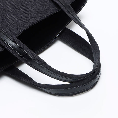 美品 グッチ GUCCI GG キャンバス ハンドバッグ ブラック WS12803