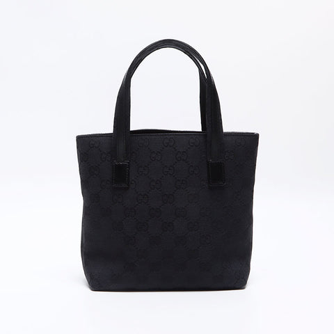 美品 グッチ GUCCI GG キャンバス ハンドバッグ ブラック WS12803
