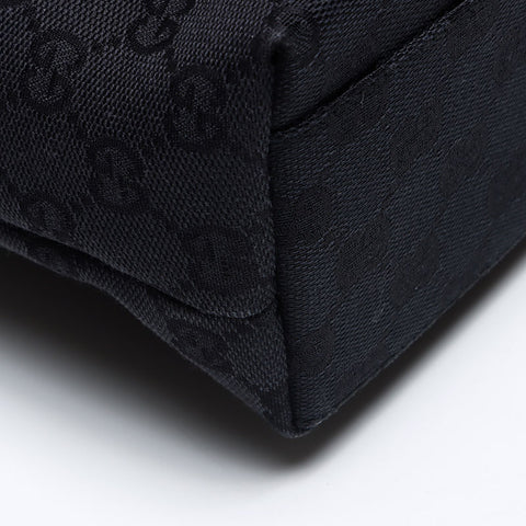 美品 グッチ GUCCI GG キャンバス ハンドバッグ ブラック WS12803