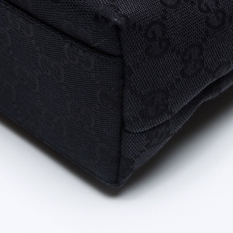 美品 グッチ GUCCI GG キャンバス ハンドバッグ ブラック WS12803