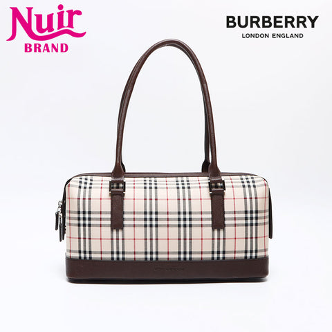 BURBERRY Nova Check Boston bag beige WS12806