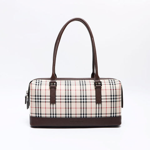 BURBERRY Nova Check Boston bag beige WS12806