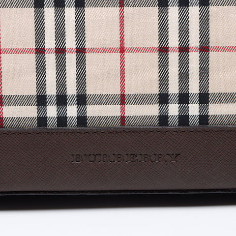 BURBERRY Nova Check Boston bag beige WS12806