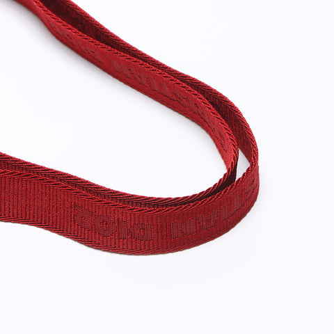Christian Dior Trotter Leather Oblique Shoulder Bag Red WS12808