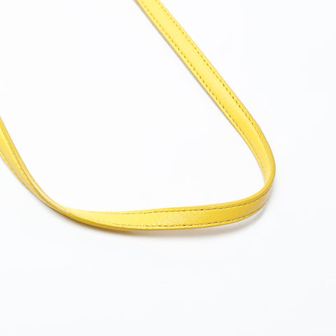 Miu Miu Matelasse Crystal Nappa Shoulder Bag yellow WS12815