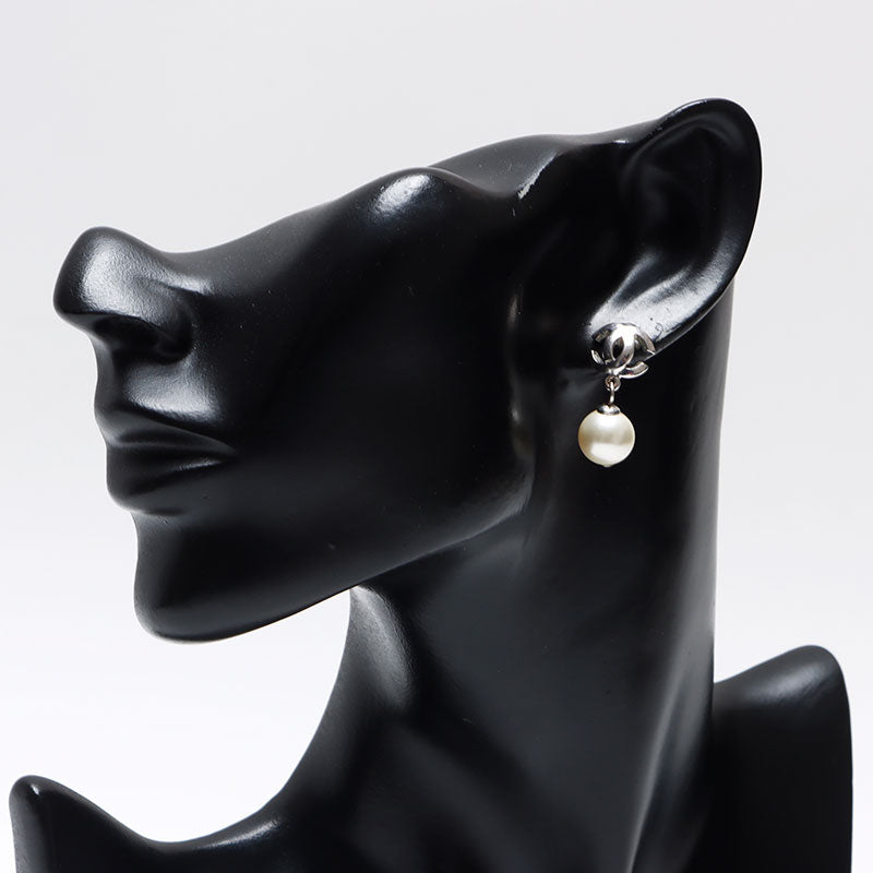 シャネル CHANEL 05C 2005年 ココマーク パール ドロップ ピアス