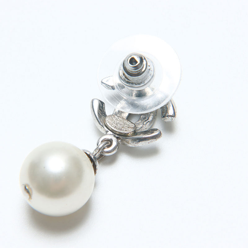 シャネル CHANEL 05C 2005年 ココマーク パール ドロップ ピアス