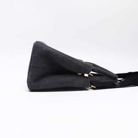プラダ PRADA キャンバス カナパ S ハンドバッグ ブラック WS12833
