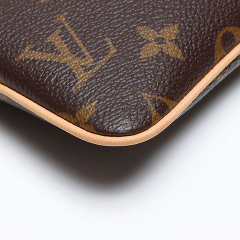 路易威登 2012 年 Monogram 手袋 Milla 手拿包 棕色 WS12835