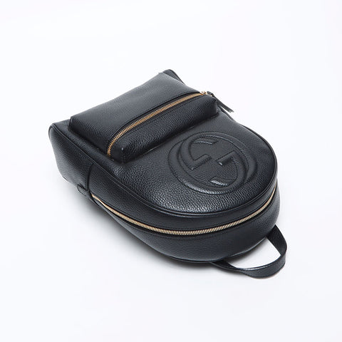 グッチ GUCCI ソーホー チェーン レザー リュック・デイパック ブラック WS12839