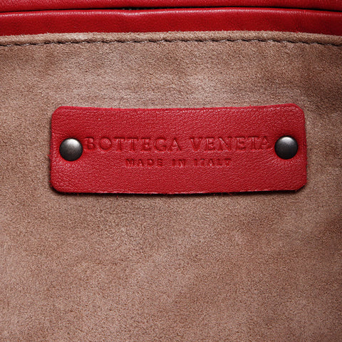 BOTTEGAVENETA INTRECCIATO 邮差包 单肩包 红色 WS12842
