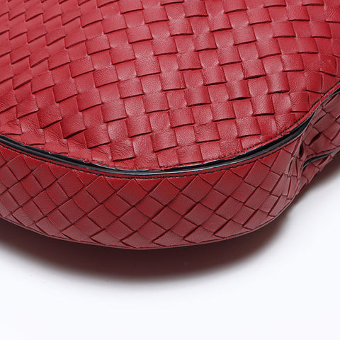 BOTTEGAVENETA INTRECCIATO 邮差包 单肩包 红色 WS12842