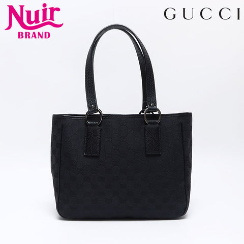GUCCI GG canvas Tote Bag black WS12847