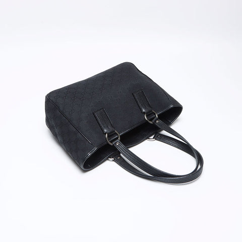 GUCCI GG canvas Tote Bag black WS12847