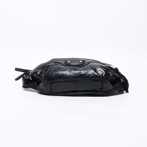 BALENCIAGA Cagoule Classic Body Bag Waist bag black WS12848