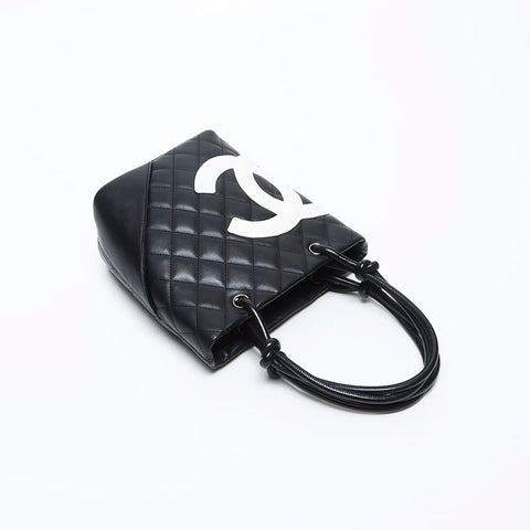 CHANEL No.8 Cambon Line 2003-2004 手提包 黑色 WS12855