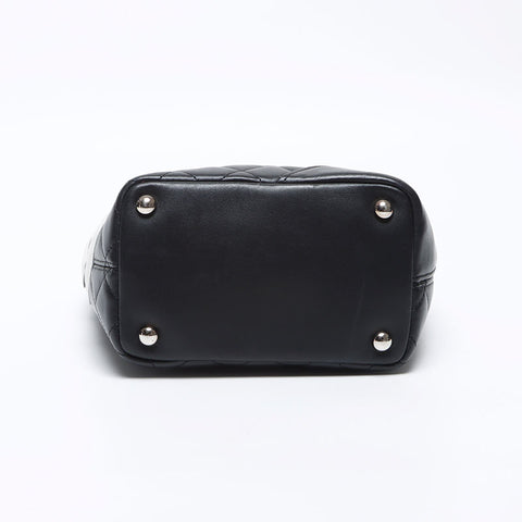 CHANEL No.8 Cambon Line 2003-2004 Handbag black WS12855