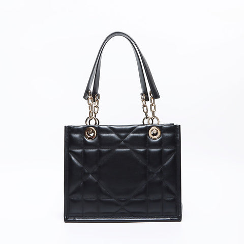 Christian Dior Archicanage Essential 小号皮革单肩包黑色 WS12860