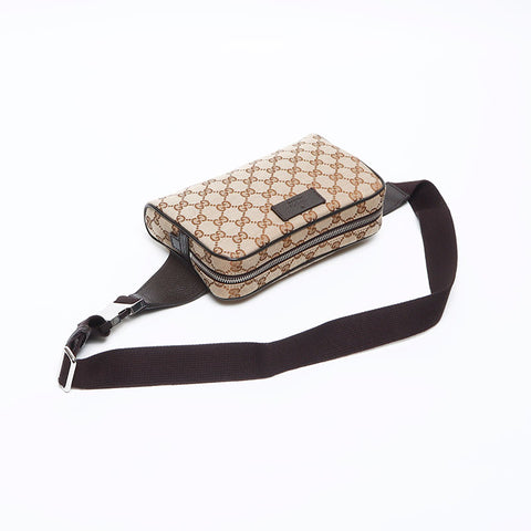 GUCCI GG canvas Waist bag beige WS12866