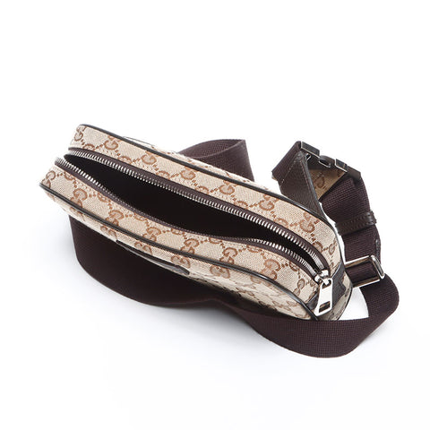 GUCCI GG canvas Waist bag beige WS12866