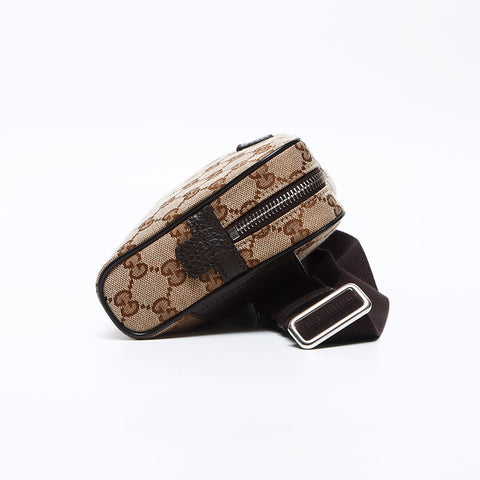 GUCCI GG canvas Waist bag beige WS12866