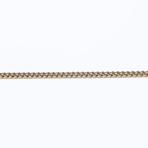 CHANEL 05A 2005 COCO Mark Border Necklace gold WS12874