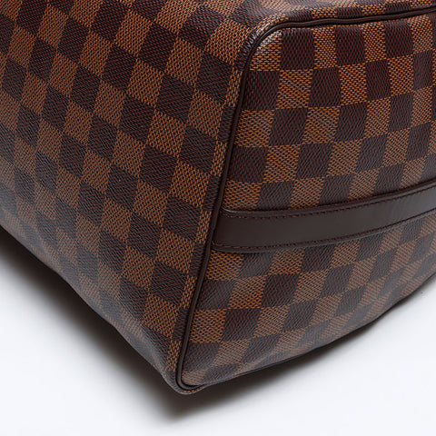 LOUIS VUITTON Damier Speedy 35 2way Boston bag Brown WS12884