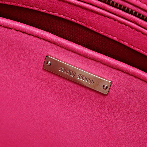 Miu Miu Materasse 2way Handbag pink WS12891