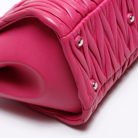 Miu Miu Materasse 2way Handbag pink WS12891