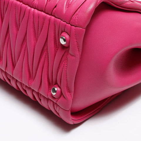 Miu Miu Materasse 2way Handbag pink WS12891