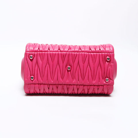 Miu Miu Materasse 2way Handbag pink WS12891