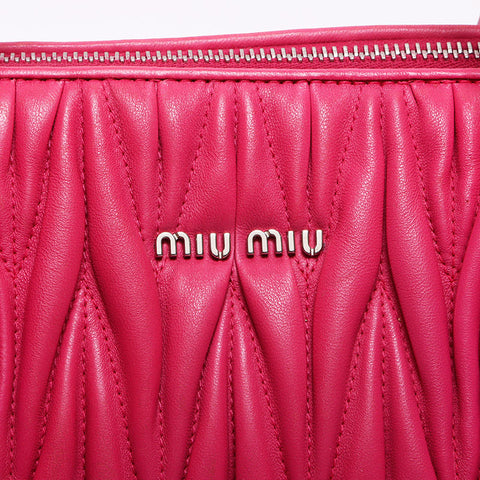 Miu Miu Materasse 2way Handbag pink WS12891