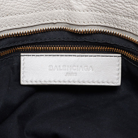 BALENCIAGA Classic 2way City Shoulder Bag Ivory WS12894