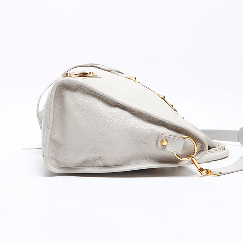 BALENCIAGA Classic 2way City Shoulder Bag Ivory WS12894