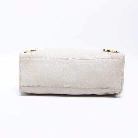 BALENCIAGA Classic 2way City Shoulder Bag Ivory WS12894