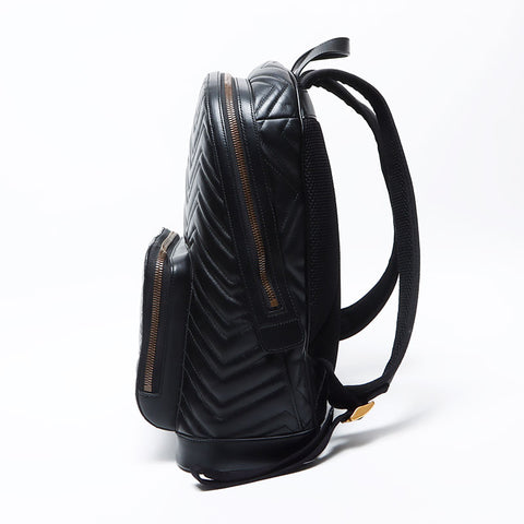 グッチ GUCCI GGマーモント レザー リュック・デイパック ブラック WS12901